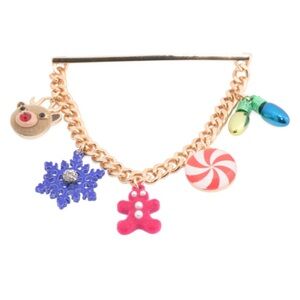 Betsey Johnson Christmas Holiday Charm Pin New In Box